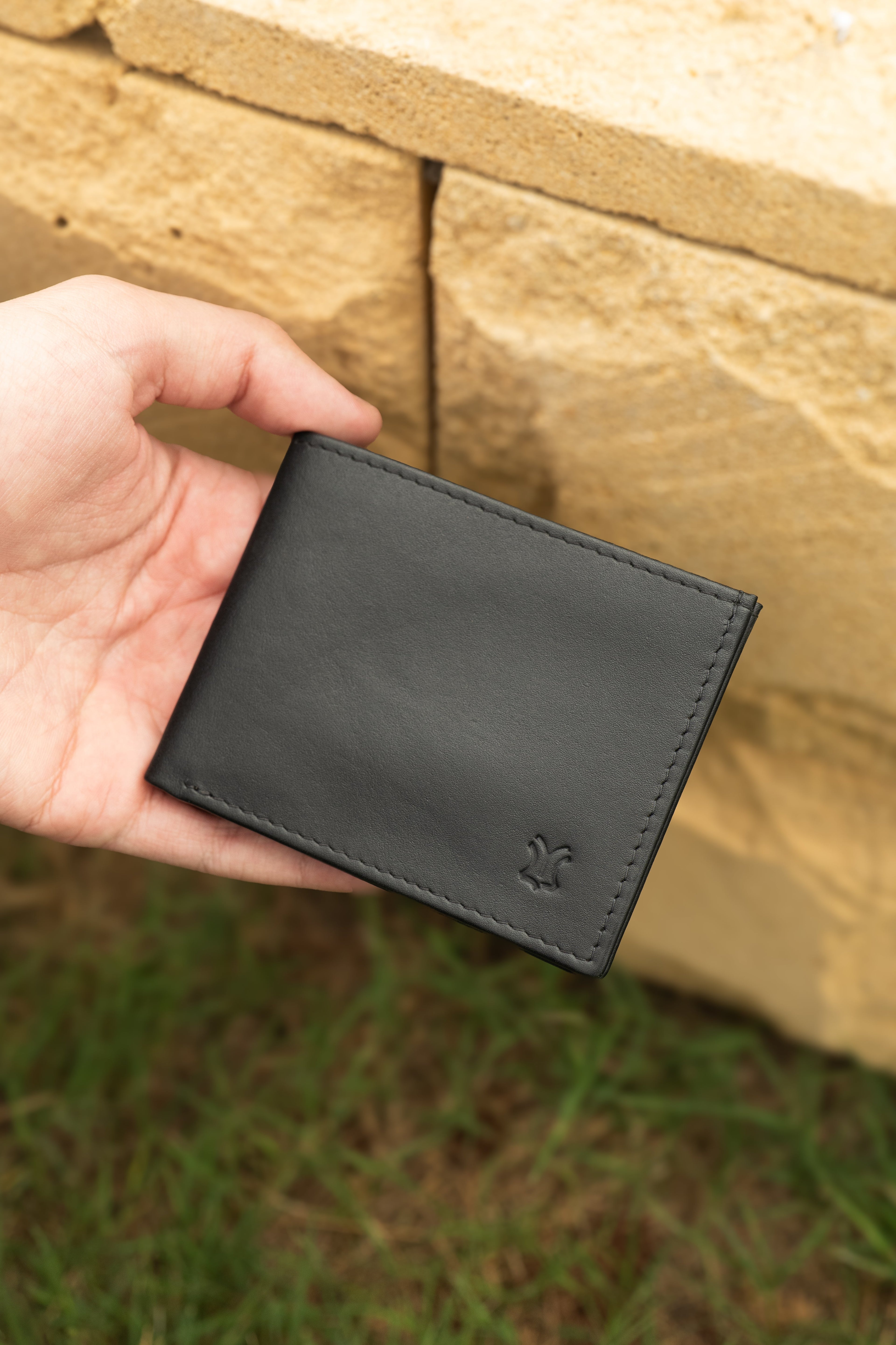 BLACK & BROWN SLIM WALLET